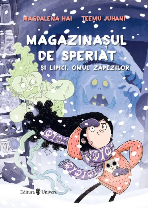 Coperta cărții Magazinașul de speriat și Lipici, Omul zăpezilor
