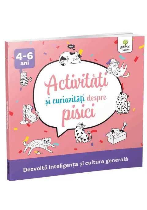 Coperta cărții Activitati si curiozitati despre pisici
