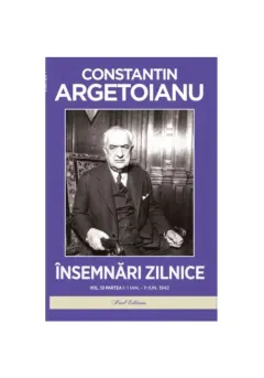 Coperta cărții Insemnari zilnice. Volumul 10, Partea 1: 1 ianuarie - 11 iunie 1942