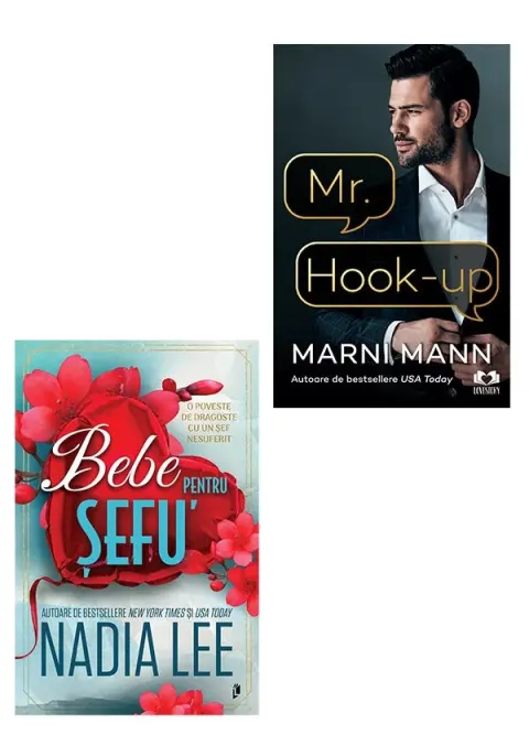 Coperta cărții Pachet Mr Hook-up + Bebe pentru sefu. Set 2 carti