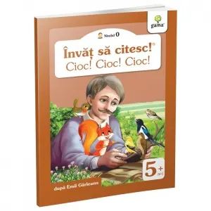 Coperta cărții Invat sa citesc! Nivelul 0. Cioc, cioc, cioc