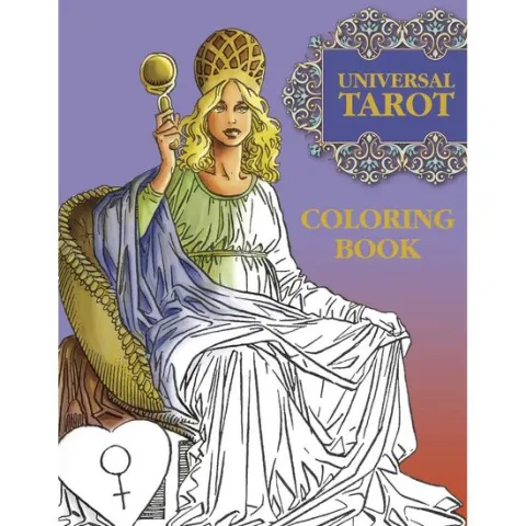 Coperta cărții Universal Tarot Colouring Book