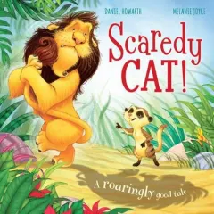 Coperta cărții Scaredy cat: story book and cd