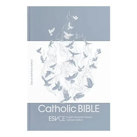 Coperta cărții ESV-CE Catholic Bible, Anglicized Deluxe Soft-tone Edition