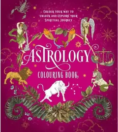 Coperta cărții Astrology Colouring Book