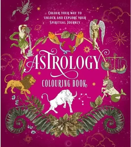 Coperta cărții Astrology Colouring Book