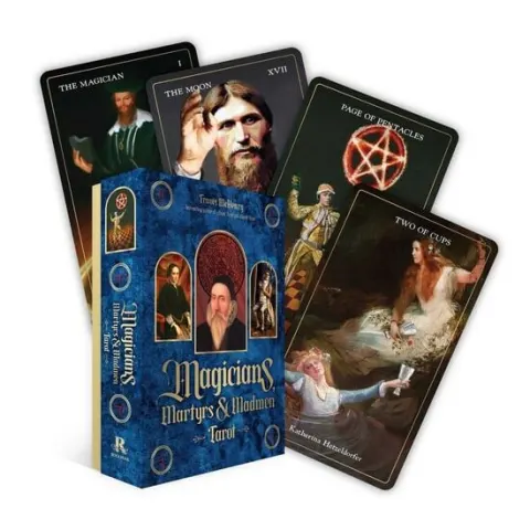 Coperta cărții Magicians, Martyrs & Madmen Tarot Cards