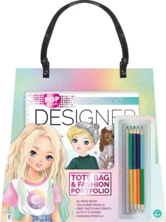 Coperta cărții Pop Fashion Tote Bag: Designer Tote Bag & Fashion Portoflio