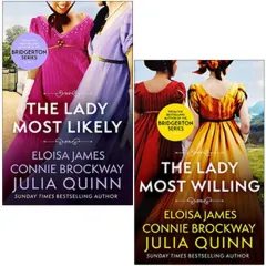 Coperta cărții Julia Quinn Bridgerton Family Series 2 Collection Books Set (The Lady Most Likely, The Lady Most Willing)