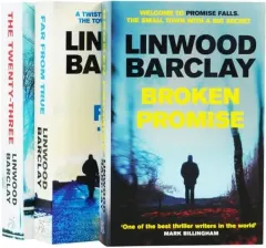 Coperta cărții Promise Falls Trilogy Series Linwood Barclay 3 Books Collection Set (Broken Promise, Far From True & The Twenty-Three)