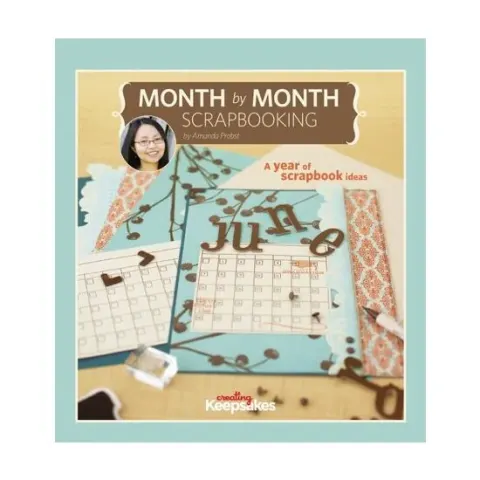 Coperta cărții Month By Month Scrapbooking