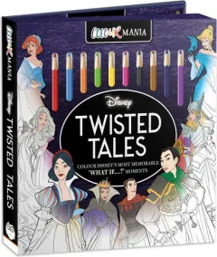 Coperta cărții Disney: Twisted Tales Colourmania (Colouring Book and Pencil Set)