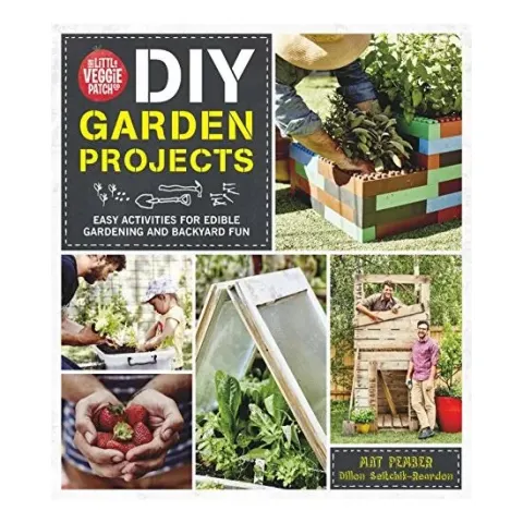 Coperta cărții The little veggie patch co, DIY garden projects, Mat Pember