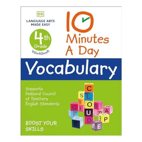 Coperta cărții 10 Minutes a Day Vocabulary, 4th Grade, DK Publishing