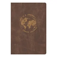 Coperta cărții Life Is a Journey Travel Journal Diary,
