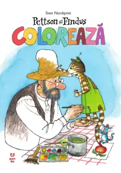 Coperta cărții Pettson si Findus coloreaza