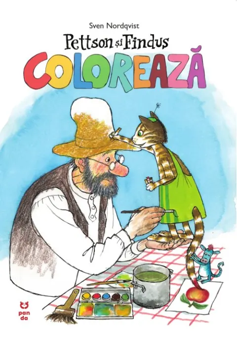 Coperta cărții Pettson si Findus coloreaza
