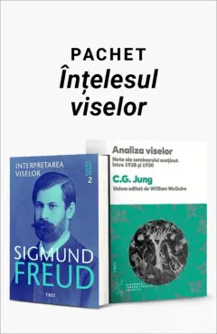 Coperta cărții Pachet Înțelesul viselor. Interpretarea viselor/Analiza viselor - Sigmund Freud