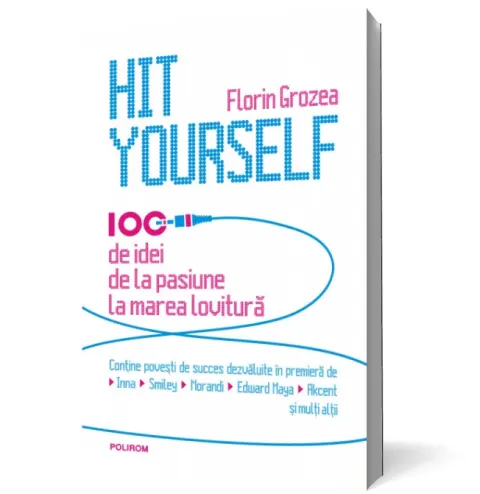 Coperta cărții Hit Yourself. 100 de idei de la pasiune la marea lovitură