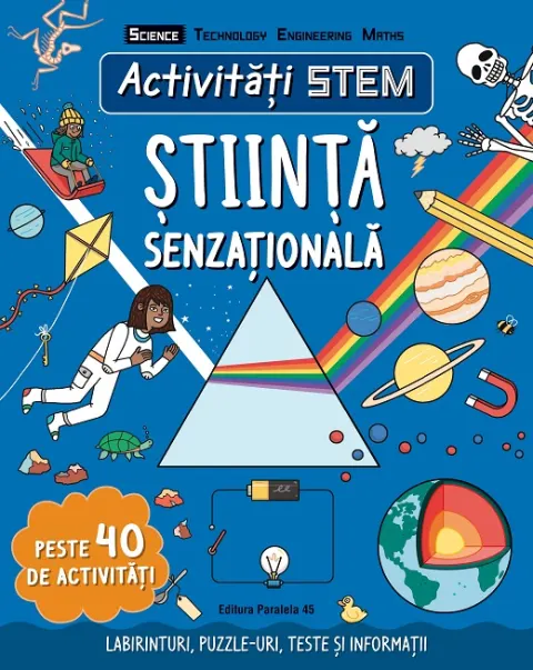 Coperta cărții Activități STEM: Știință senzațională