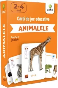Coperta cărții Carti de joc educative. Animalele