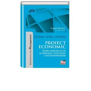 Coperta cărții Proiect economic. Model simplificat de elaborare a strategiei unei intreprinderi