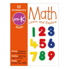 Coperta cărții DK Workbooks: Math, Pre-K Learn and Explore