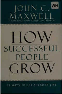 Coperta cărții How successful people grow: 15 ways to get ahead in life