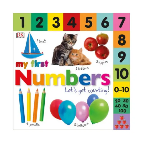 Coperta cărții My first numbers: let's get counting!