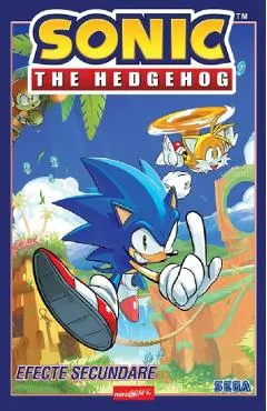 Coperta cărții sonic the hedgehog vol.1: efecte secundare - adam bryce thomas, evan stanley