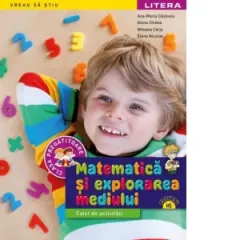 Coperta cărții Matematica si explorarea mediului. Caiet de activitati. Clasa pregatitoare