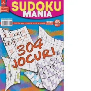 Coperta cărții Sudoku mania. Numarul 66/2023