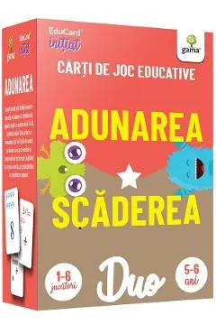 Coperta cărții Adunarea. Scaderea. Carti de joc educative
