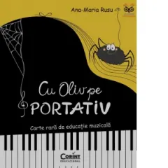 Coperta cărții Cu Oliv pe portativ. Carte rara de educatie muzicala - Ana-Maria Rusu