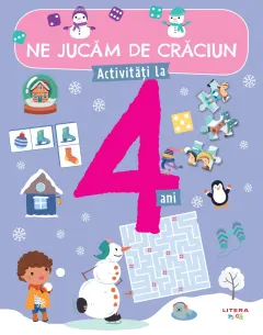Coperta cărții Ne jucam de Craciun. Activitati la 4 ani
