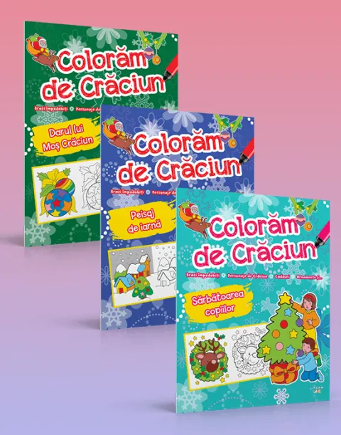 Coperta cărții Pachet Coloram de Craciun