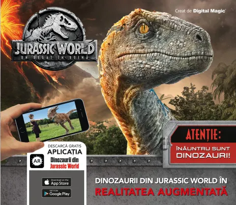 Coperta cărții Jurassic World. Un regat în ruină