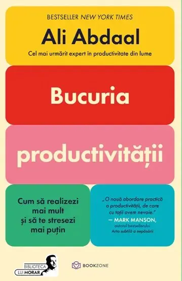 Coperta cărții Bucuria productivității