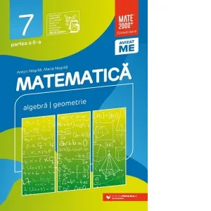 Coperta cărții Matematica. Algebra, geometrie. Clasa a VII-a. Consolidare. Partea a II-a