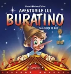 Coperta cărții Aventurile lui Buratino sau Cheita de Aur