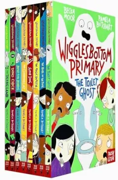 Coperta cărții Wigglesbottom Primary Series 8 Books Collection Set, Pamela Butchart