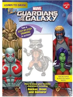 Coperta cărții Learn to Draw Marvel Guardians of the Galaxy