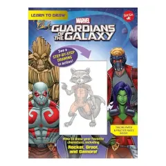 Coperta cărții Learn to Draw Marvel Guardians of the Galaxy