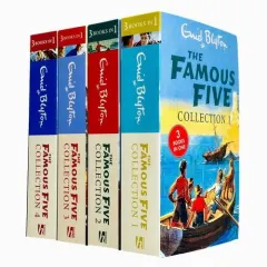 Coperta cărții The Famous Five 12 Titles in 4 Books Collection Set For Children By Enid Blyton
