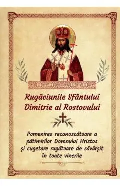 Coperta cărții Rugaciunile Sfantului Dimitrie al Rostovului