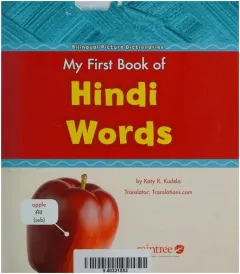 Coperta cărții My First Book Of Hindi Words