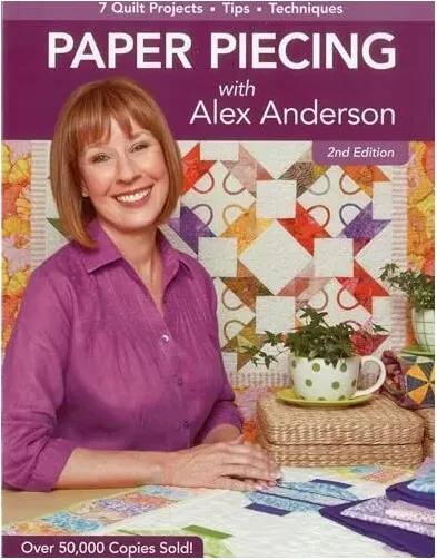 Coperta cărții Paper piecing with Alex Anderson