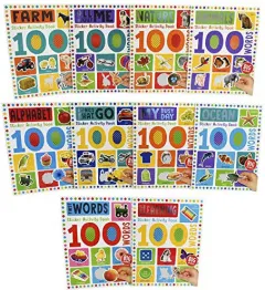 Coperta cărții My First 100 Words: 10 Sticker Activity Books