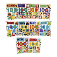 Coperta cărții My First 100 Words: 10 Sticker Activity Books
