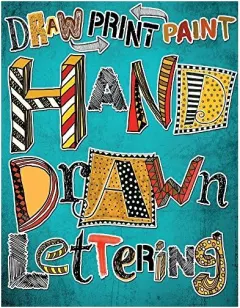 Coperta cărții Hand drawn lettering, Max Marlborough